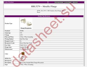 HBL5279 datasheet  